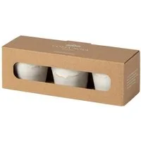 Costa Nova Espressotasse Grespresso Weiß, Geschenkbox, Costa Nova, 3-tlg., Keramik, 6,5 x 5,8 cm, 7 cl