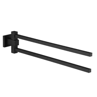 Avenarius Handtuchhalter zweiarmig; Serie 420 black, 4201400040 4201400040