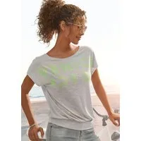 Venice Beach Rundhalsshirt mit Logoprint, T-Shirt, sommerlich-sportlicher Look