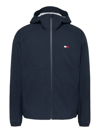 Tommy Jeans - Relaxed Fit Windbreaker mit Reißverschluss blau - Gr. - XXL
