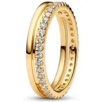 Pandora Fingerring Ring für Damen von PANDORA Timeless, IP Gold, Zirkonia