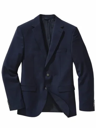 Mey & Edlich Herren Power Move-Anzugsakko Blau 53 % Polyester, 43 % Schurwolle, 4 % Elasthan