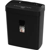 ADLER EUROPE Aktenvernichter AD 1037 kompakter P-4 Dokumentenschredder, für Papier, Kreditkarten und CD/DVDs, 6 Blatt, 13 Liter