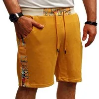 RMK Shorts Herren Sport Sweatshorts kurze Hose Sommer Bermuda Elastikbund mit Tunnelzug