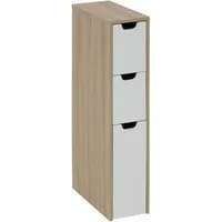 5five Simply Smart Regal Schmaler modulare Schrank LOA, 3 Schubladen, 80 cm