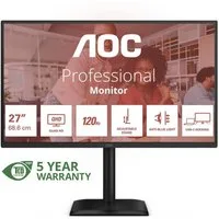 AOC Q27E4CV TFT-Monitor (2560 x 1440, 4 ms Reaktionszeit, 120 Hz, IPS Panel)