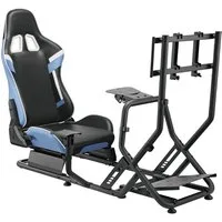 Ergolutions Gaming-Stuhl Ergonomisches SimRacing Rig, Rennsimulator Sitz, Monitorhalterung, 5 Jahre Garantie, vielseitig Verstellbar