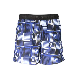 Karl Lagerfeld Blu Polyester Männer Badeboxer