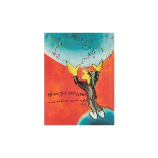 Udo Lindenberg Original Farblithografie "Nimm dir das Leben..." -...