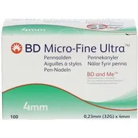 DocMed Lanzetten BD Micro-Fine Plus Pentapoint PenKanülen 4 mm, 32G, 100 St., Spar-Set, Diabetes Management, 100 tlg., Silikonbeschichtung, Steril