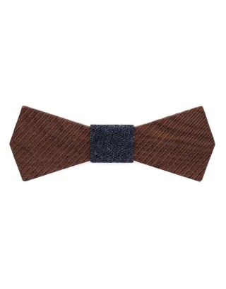 mr. célestin - Fliege aus Holz Dubai - Walnut braun - Gr. - OS