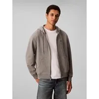 Calvin Klein Jeans Kapuzensweatshirt LS EU 350TERRY MONOGRAM FZ HOODI Mit Rundhalsausschnitt, regular fit