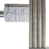Vorhang SAMT Vorhang Ösen Verdunkelungsvorhang abdunkelnd (1 St), Kräuselband, abdunkelnd, Velour, verdunkelnd