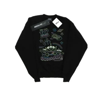 Disney - "Toy Story Neon Little Green Men" Sweatshirt für Herren (Schwarz)