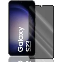 Numerva Schutzfolie Panzer Folie Echt Glas Folie für Samsung Galaxy S23, (1x Schutzfolie 2x Reinigungstücher), Anti Spy Schutzfolie Blickschutz Glasfolie Sichtschutzfolie