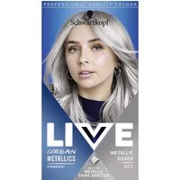 Schwarzkopf Haarfarbe 1x Schwarzkopf LIVE U71 Metallic Silver, 100 ml, 1-tlg.