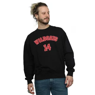 Disney - "High School Musical The Musical Wildcats 14" Sweatshirt für Herren (Schwarz)