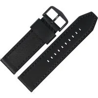 Fossil Uhrenarmband 24mm Leder Schwarz JR-1354 LB-JR1354