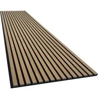 tktrading24 Wandpaneel Akustikpaneel mit Holzfurnier Wandpaneele in Bright Teak mit PET-Filz, BxL: 60x270 cm, (1-tlg)