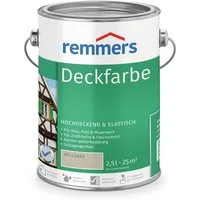 Remmers Wetterschutzfarbe Deckfarbe anthrazitgrau (RAL 7016) 2,5 Liter, für viele Untergründe, hochdeckend, wetterfest