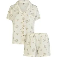 By Louise Schlafanzug by Louise Damen Pyjama Musseline – Kurz Arm Hose Schlafanzug Floral
