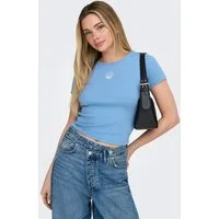ONLY Kurzarmshirt ONLELVA JUNE EMB S/S TEE JRS NOOS