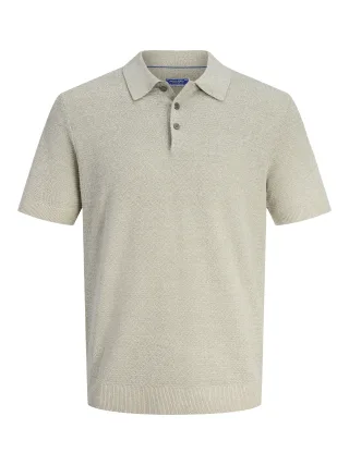 JACK&JONES - JPRBLURILEY KNIT POLO SS SN Grün - Gr. - XXL