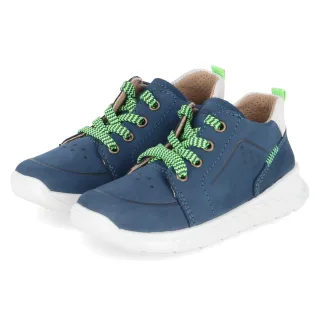 Superfit Schnürschuhe BREEZE  Blau - Gr. 20 -  Echt Leder