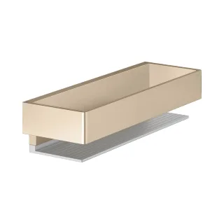 Keuco Duschkorb Edition 11 11158, silber-eloxiert/Bronze gebürstet, 11158030000 11158030000