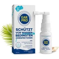 Ear Pro® Schwimm-Ohrstöpsel Ear Pro® Präventives und wasserabweisendes Ohrenspray, – Überzieht den Gehörgang mit einer wasserabweisenden Schicht
