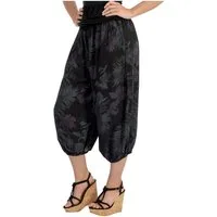 malito more than fashion Haremshose malito Damen Aladinhose mit floralem Muster, Haremshose zum Tanzen, Aladinhose mit floralem Muster Einheitsgröße