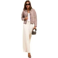Friends Like These Jeansjacke Friends Like These kurze Denim-Jacke mit Kragen (1-St)