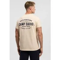 CAMP DAVID Rundhalsshirt aus Baumwolle