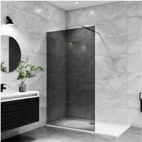 duschspa Duschwand 8mm ESG Glaswand Duschwand Duschtrennwand Duschkabine Walk in Dusche, Einscheibensicherheitsglas, Sicherheitsglas, (Set), Glas