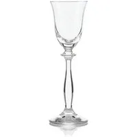 Crystalex Likörglas Angela Kristallglas Likörgläser 60 ml 6er Set, 6-tlg., Kristallglas, Kristallglas, Bohemia, Glasklar