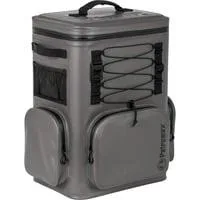 Kühlrucksack 27 Liter, Kühltasche dunkelgrau