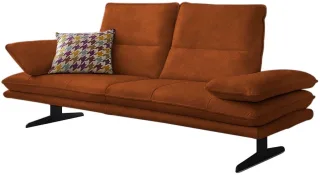 W.SCHILLIG 2-Sitzer "broadway" Sitztiefenverstellung, Kopfteil- & Seitenteilverstellung, Breite 216cm