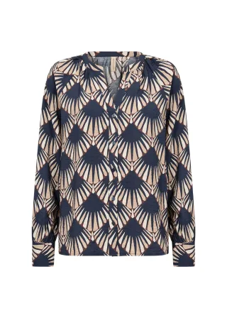 Soyaconcept - SC-HALIN AOP 1 C NAVY COMBI - Gr. - XL
