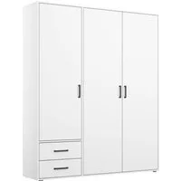 rauch Drehtürenschrank Kleiderschrank Schrank Garderobe Wäscheschrank VOYAGER (in 3 verschiedenen Ausstattungen BASIC/CLASSIC/PREMIUM) mit 2 modernen Griffvarianten, mit Außenschubladen MADE IN GERMANY