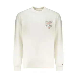 Tommy Hilfiger Weißes Baumwoll Herren Sweatshirt