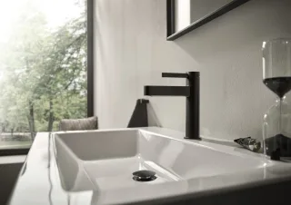 Hansgrohe Waschtischmischer 110 Finoris CoolStart Brushed Black Chrome,76024340 76024340