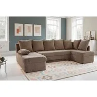 Jockenhöfer Gruppe Wohnlandschaft U-Form, B: 260 cm, mit Bettfunktion & Bettkasten