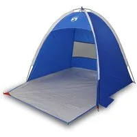 vidaXL Strandmuschel Strandzelt 3 Personen Azurblau Wasserdicht, (1 tlg)