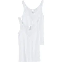 Speidel Achselhemd Natalie (2er Pack) Baumwolle, eng, bequem, V-Ausschnitt, feminin, vielseitig