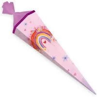 itenga Schultüte itenga Schultüte 85cm eckig Motiv Regenbogen - RAINBOW DREAMS