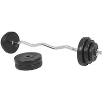 GORILLA SPORTS Hantel-Set SZ-Curlset Kunststoff 35 kg