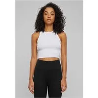 URBAN CLASSICS T-Shirt Ladies Organic Cropped Rib Top
