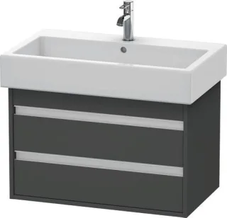 Duravit Ketho Waschtischunterbau wandhängend Graphit Matt 750x440x480 mm - KT663704949 KT663704949