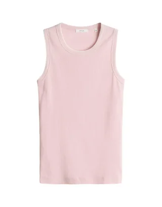 Opus - Geripptes Tanktop - Ilesso pink - Gr. - 38