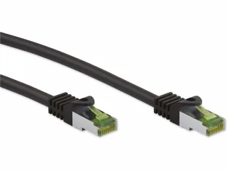 GOOBAY CAT.8.1 Netzwerkkabel S/FTP, GHMT, CU, schwarz, 3,0m